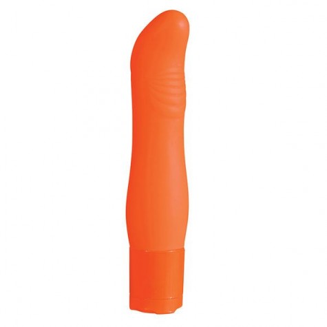 Оранжевый мини-вибратор PURE 3.5INCH VIBRATOR ORANGE - 9 см.